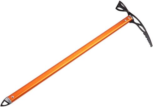 MengK Ice Axe خفيف الوزن بتصميم من الألومنيوم المؤكسد للإيقاف الذاتي للمشي لمسافات طويلة على الجليد الجليدي الثلجي in Kuwait