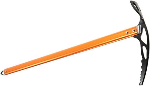 MengK Ice Axe خفيف الوزن بتصميم من الألومنيوم المؤكسد للإيقاف الذاتي للمشي لمسافات طويلة على الجليد الجليدي الثلجي in Kuwait