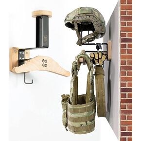 ONETIGRIS Tactical Gear Wall Mount, Heavy Duty Helmet & Plate Carrier Rack in Kuwait