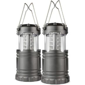 Portable LED Camping Lantern Flashlight - 2 Pack - Battery Powered in Kuwait