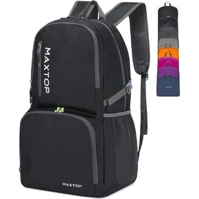 MAXTOP 40/50L Lightweight Packable Backpack for Hiking Traveling Camping Water Resistant Foldable Outdoor Travel Daypack
