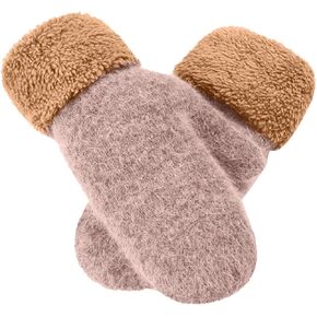 Winter Knit Gloves Warm Full Fingers Gloves for Women Warm Cable Knit Winter Touchscreen Texting Gloves in Kuwait