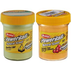 Berkley PowerBait Natural Scent Trout Bait, Garlic, 1.75 oz in Kuwait