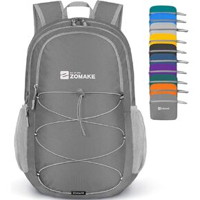ZOMAKE 28L Small Packable Hiking Backpack - Lightweight Hiking Daypack - Water Resistant Foldable Day Pack for Camping