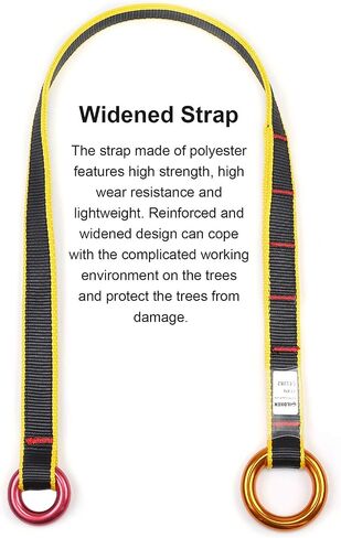WILDKEN Arborist Friction Saver Tree Climbing Cambium Saver Loop Belt | Tree Climbing Equipment Sling Retrievable Anchor 35.4 inch/43 inch in Saudi Arabia