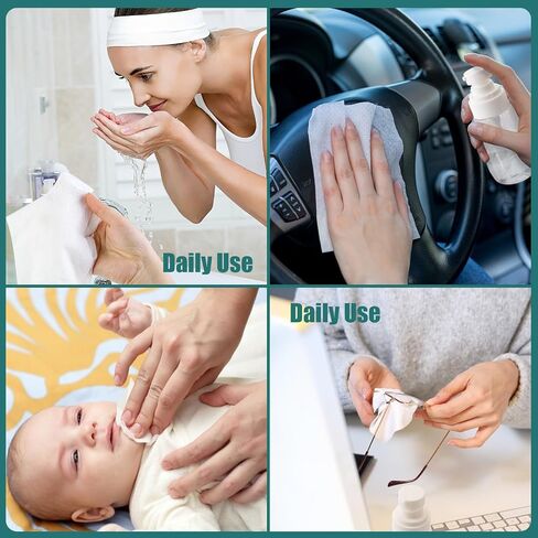 BigOtters 200PCS Compressed Towels, Coin Tissues Camping Wipes Toilet Paper Tablets Portable Towels for Home Beauty and Outdoors Hiking in Kuwait