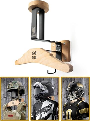 ONETIGRIS Tactical Gear Wall Mount, Heavy Duty Helmet & Plate Carrier Rack in Kuwait