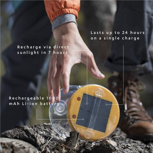 MPOWERD Luci Original: Solar Inflatable Light, Versatile Outdoor Adventure Lantern, 65 Lumens, Lasts 24 hours, No Batteries Needed, Waterproof, Compact, Lightweight, Durable in Saudi Arabia