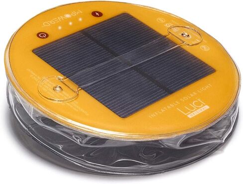 MPOWERD Luci Original: Solar Inflatable Light, Versatile Outdoor Adventure Lantern, 65 Lumens, Lasts 24 hours, No Batteries Needed, Waterproof, Compact, Lightweight, Durable in Saudi Arabia