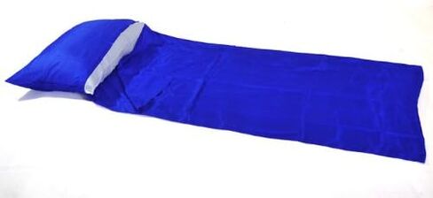 Marycrafts 100% Pure Mulberry Silk Single Sleeping Bag Liner Travel Sheet 83"x33" in Saudi Arabia