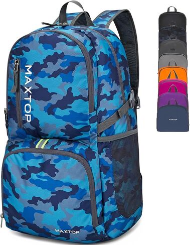 MAXTOP 40/50L Lightweight Packable Backpack for Hiking Traveling Camping Water Resistant Foldable Outdoor Travel Daypack in Kuwait