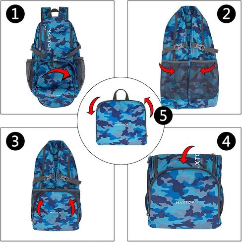 MAXTOP 40/50L Lightweight Packable Backpack for Hiking Traveling Camping Water Resistant Foldable Outdoor Travel Daypack in Kuwait