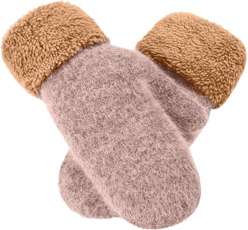 Winter Knit Gloves Warm Full Fingers Gloves for Women Warm Cable Knit Winter Touchscreen Texting Gloves in Kuwait