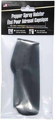 SABRE Nylon Belt Holster for Magnum 120 Series, Fits 122 Gram (4 Ounce) Models, Provides Quick Access To Protection, Durable Design, Velcro Closure Black in Saudi Arabia