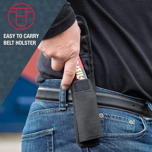 SABRE Nylon Belt Holster for Magnum 120 Series, Fits 122 Gram (4 Ounce) Models, Provides Quick Access To Protection, Durable Design, Velcro Closure Black in Saudi Arabia