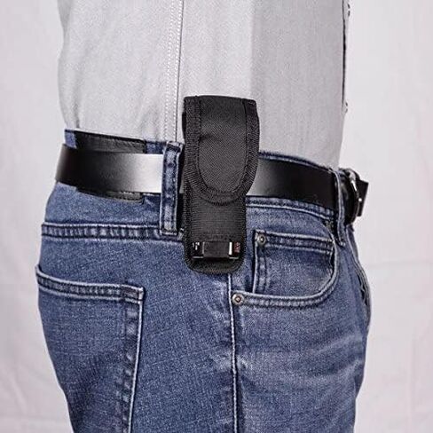 SABRE Nylon Belt Holster for Magnum 120 Series, Fits 122 Gram (4 Ounce) Models, Provides Quick Access To Protection, Durable Design, Velcro Closure Black in Saudi Arabia
