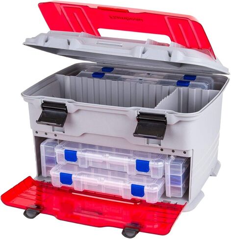 Flambeau Outdoors T5 Multiloader Tackle Box, Fishing Organizer with Tuff Tainer Boxes Included, Green/Gold in Saudi Arabia