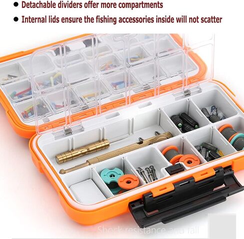 FASPLORE Fishing Tackle Box Floating Storage Box Waterproof Portable Tackle Box in Saudi Arabia