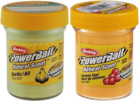 Berkley PowerBait Natural Scent Trout Bait, Garlic, 1.75 oz in Kuwait