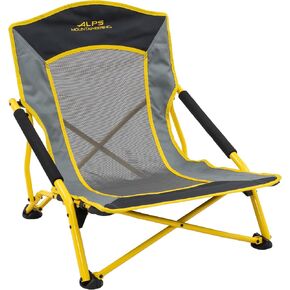 ALPS Mountaineering Rendezvous Low Camping Chairs for Adults with Arms, Cool Mesh Center, Powder Coated Steel Frame, Compact Folding Design and Carry Bag in Saudi Arabia