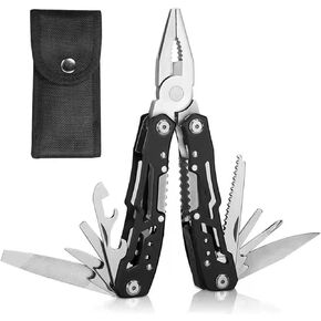 Multitool, 14 in 1 Multitool Pliers, Multi Tool Stainless Steel Pocket Multitool with Sheath, Multitools for Outdoor, Survival, Camping, Hiking, Simple Repair in Saudi Arabia