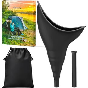 Female Urinal Travel Essentials Female Urination Device Camping Accessories, Portable Urinal Silicone Pee Funnel for Women, Reusable Outdoor Hiking Camping Toilet Gadgets Camper Gifts for Women