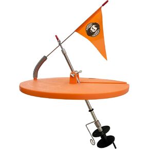 Nordic Legend Aurora Series Ice Fishing Tip-Up with Orange Pole Flags