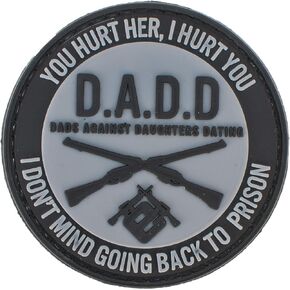 Evike PVC Hook & Loop IFF Patch - D.A.D.D. الآباء ضد البنات يؤرخون (2.5 بوصة) in Kuwait