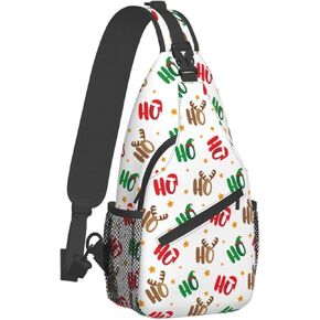 JSHXJBWR عيد الميلاد ثلج الصدر حقائب عيد الميلاد Crossbody حقيبة حبال السفر المشي لمسافات طويلة على ظهره عادية الكتف Daypack للنساء الرجال عطلة الديكور in Kuwait