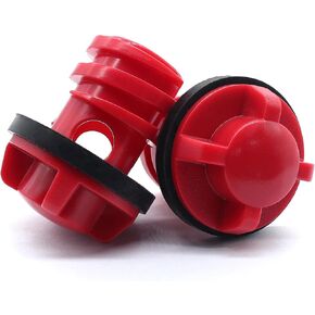 2 Pcs Tank Cooler Drain Plugs Plastic Cooler Plug Replacement Black Cooler Drain Plugs Accessories