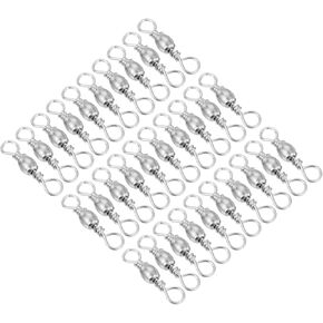 PATIKIL Fishing Barrel Swivels Carbon Steel Terminal Tackle