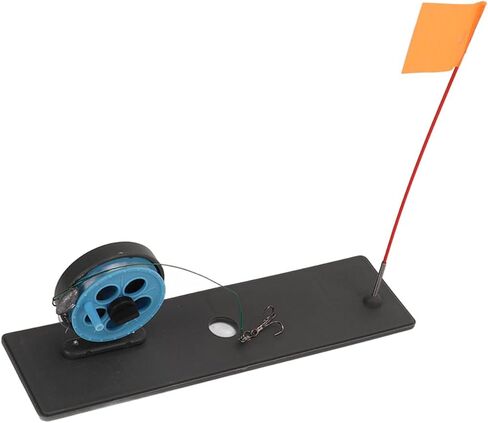 Entatial Ice Fishing Tip Up, Drifting Fishing Flag Portable Compact Convenient for Winter Fishing in Saudi Arabia