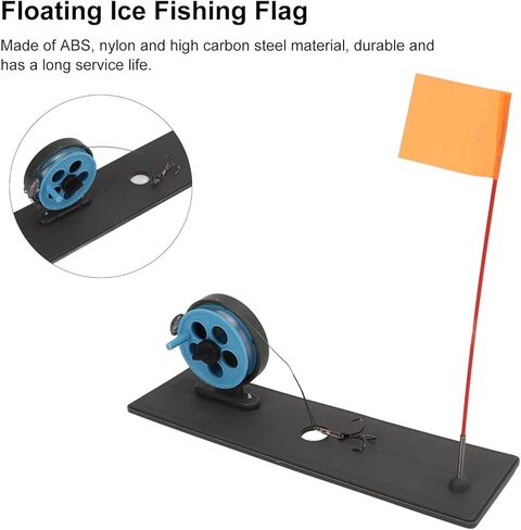 Entatial Ice Fishing Tip Up, Drifting Fishing Flag Portable Compact Convenient for Winter Fishing in Saudi Arabia