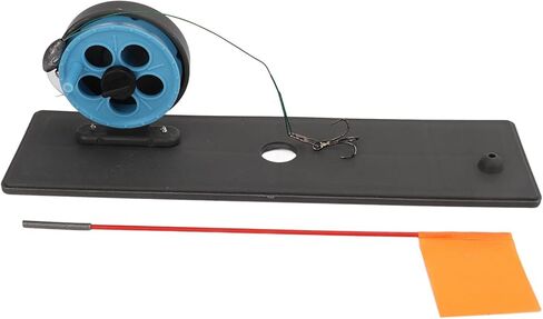 Entatial Ice Fishing Tip Up, Drifting Fishing Flag Portable Compact Convenient for Winter Fishing in Saudi Arabia