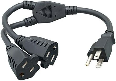 Hosa PWA-486 NEMA 5-15R إلى NEMA 5-15P محول الطاقة ذو الزاوية اليمنى in Kuwait