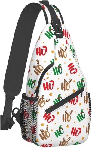 JSHXJBWR عيد الميلاد ثلج الصدر حقائب عيد الميلاد Crossbody حقيبة حبال السفر المشي لمسافات طويلة على ظهره عادية الكتف Daypack للنساء الرجال عطلة الديكور in Kuwait