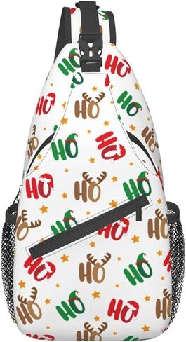 JSHXJBWR عيد الميلاد ثلج الصدر حقائب عيد الميلاد Crossbody حقيبة حبال السفر المشي لمسافات طويلة على ظهره عادية الكتف Daypack للنساء الرجال عطلة الديكور in Kuwait
