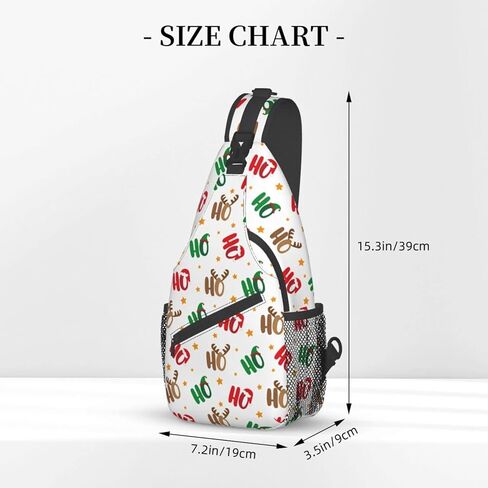 JSHXJBWR عيد الميلاد ثلج الصدر حقائب عيد الميلاد Crossbody حقيبة حبال السفر المشي لمسافات طويلة على ظهره عادية الكتف Daypack للنساء الرجال عطلة الديكور in Kuwait