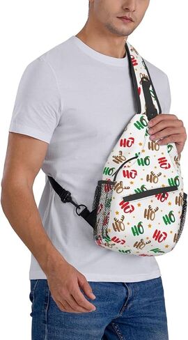JSHXJBWR عيد الميلاد ثلج الصدر حقائب عيد الميلاد Crossbody حقيبة حبال السفر المشي لمسافات طويلة على ظهره عادية الكتف Daypack للنساء الرجال عطلة الديكور in Kuwait