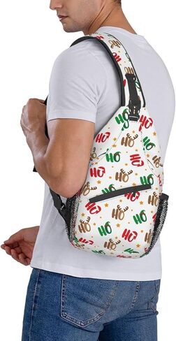 JSHXJBWR عيد الميلاد ثلج الصدر حقائب عيد الميلاد Crossbody حقيبة حبال السفر المشي لمسافات طويلة على ظهره عادية الكتف Daypack للنساء الرجال عطلة الديكور in Kuwait
