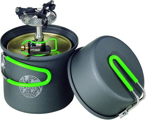 اوبتيموس نظام طهي كروكس لايت سولو 0.6 لتر غير لاصق، مدمج ومتعدد الاستخدامات، للتخييم وحقائب الظهر in Kuwait