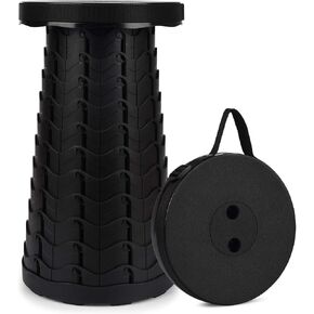 Portable Telescoping Stool, Retractable Folding Stool for Camping Garden Fishing Hiking Travel BBQ, Adjustable Collapsible Stools Max Load 400lbs in Saudi Arabia