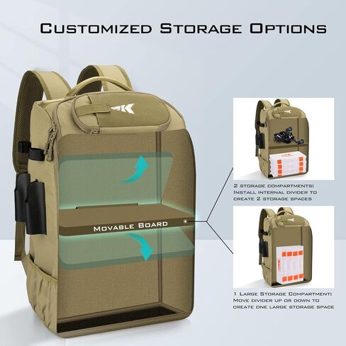 KastKing KarryAll Fishing Backpack with Rod Holder 4 Tackle Boxes, 40/26L in Kuwait