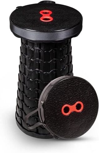 Lightweight Collapsible Stool, Portable Stools for Adults Heavy Duty, Adjustable Stool for Indoor, Retractable Stool with 400lbs Load Capacity, Telescopic Stools for Adults, Camping Stools for Adults in Saudi Arabia