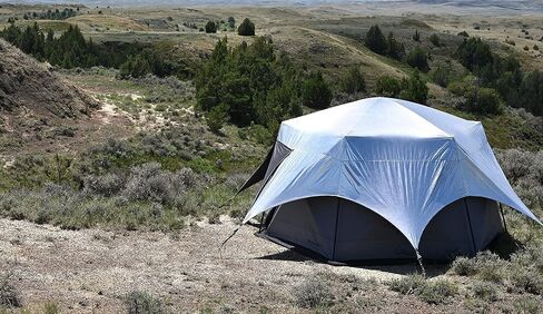 Obsidian Heatshield Thermal Tent Cover - UV 50+ Light Blocking Outdoor Camping Tarp Canopy - Ultralight Over Tent Sun Shade - Lightweight Camp Fly to Cool Your Shelter - Instant Setup in Kuwait