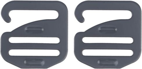 2pcs Metal Heavy Duty G-Hook Flat Steel Hanging Buckles for I Inch Webbing Tactical Gear Accessories in Saudi Arabia