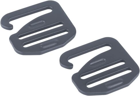 2pcs Metal Heavy Duty G-Hook Flat Steel Hanging Buckles for I Inch Webbing Tactical Gear Accessories in Saudi Arabia