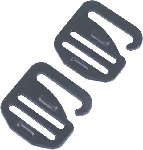 2pcs Metal Heavy Duty G-Hook Flat Steel Hanging Buckles for I Inch Webbing Tactical Gear Accessories in Saudi Arabia