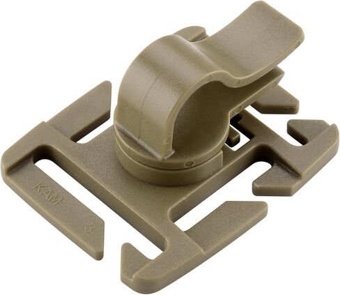 حزمة من 10 مشابك أنبوبية للترطيب العسكرية التكتيكية من BOOSTEADY، مشبك أنبوب مياه، مرفق حزام مولي، قابل للدوران 360 درجة in Kuwait