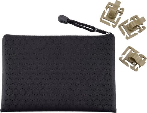 حزمة من 10 مشابك أنبوبية للترطيب العسكرية التكتيكية من BOOSTEADY، مشبك أنبوب مياه، مرفق حزام مولي، قابل للدوران 360 درجة in Kuwait